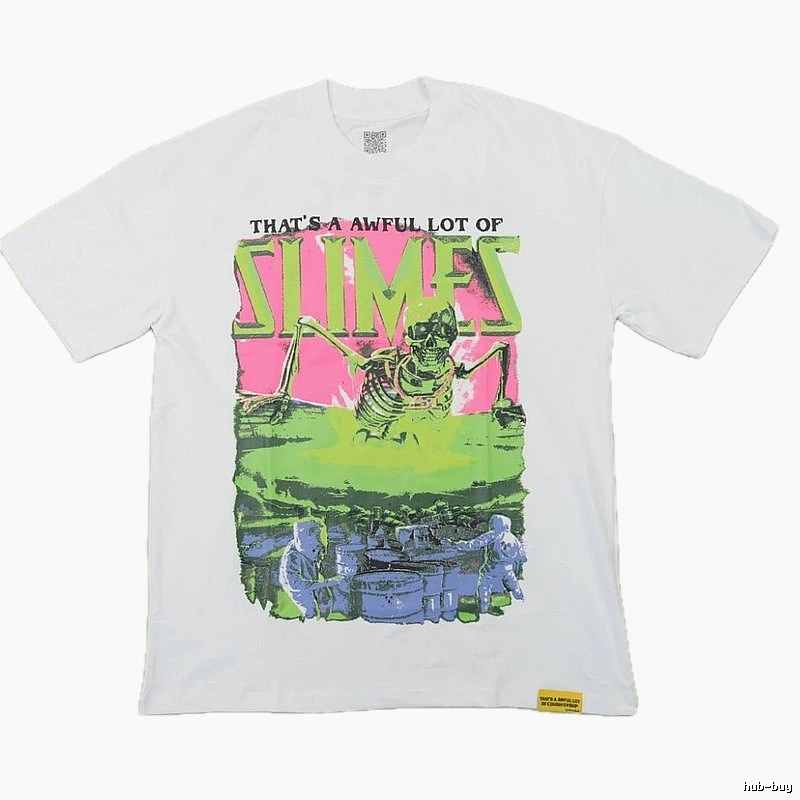 AwfulLot Skull Street Style White T-Shirt