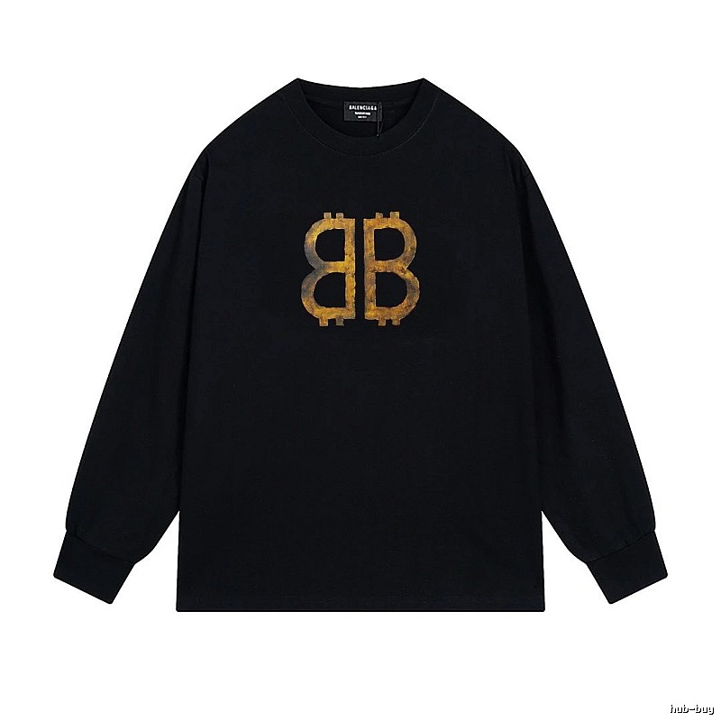 Balenciaga BB Print Black Sweatshirt