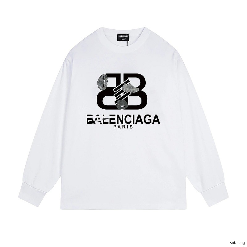 Balenciaga BB Series Simple White T-shirt