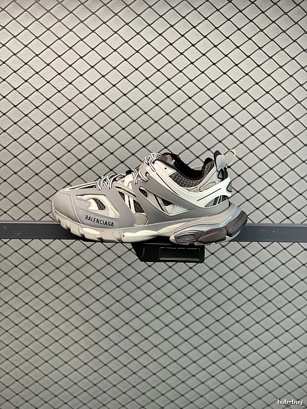 Balenciaga Beige and Black Chunky Runners Featuring Athletic Paneling