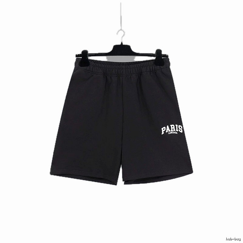 Balenciaga casual style black shorts