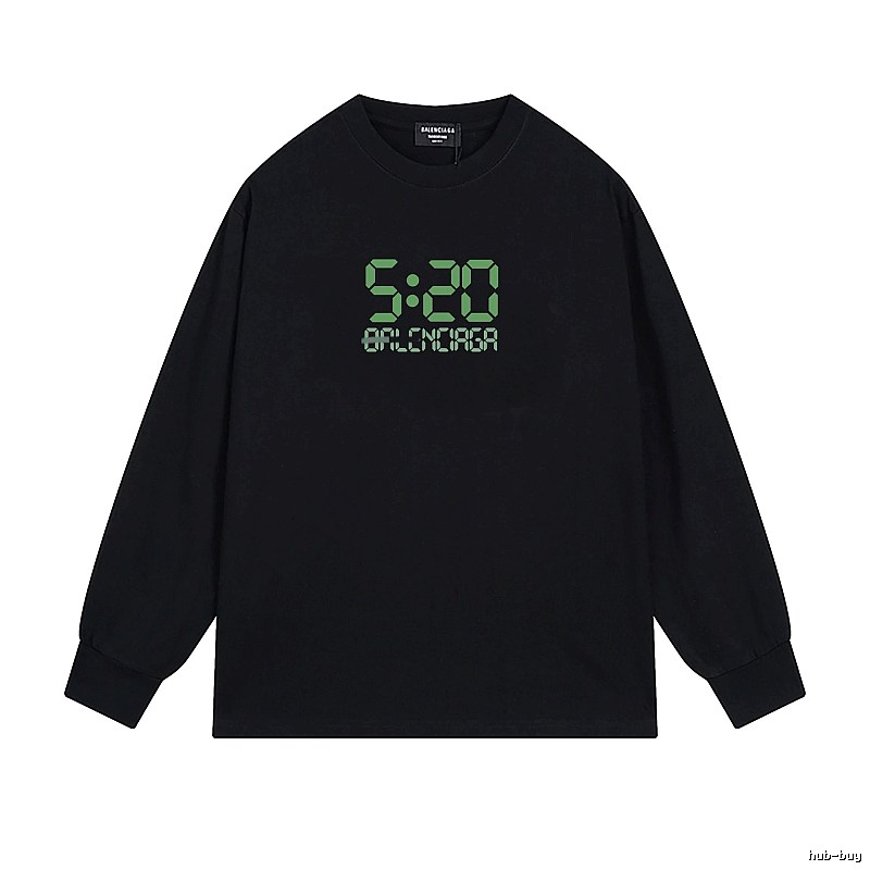 Balenciaga digital style black sweatshirt