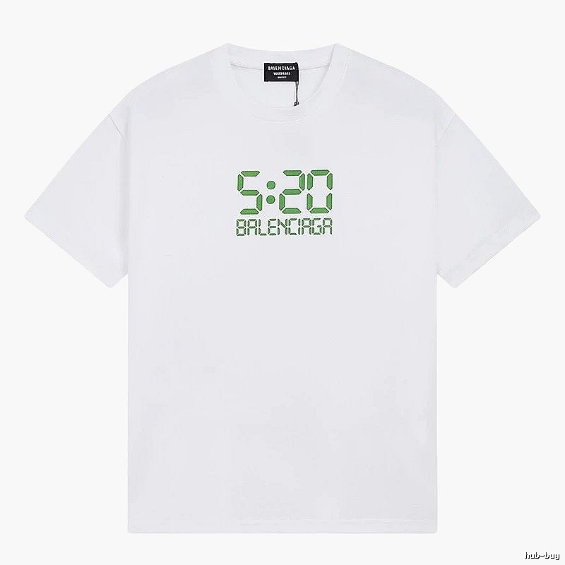 Balenciaga digital-style white T-shirt