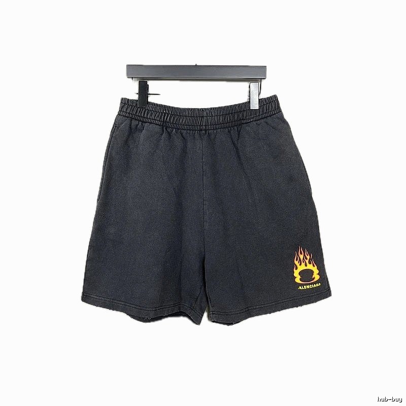 Balenciaga Flame Style Shorts