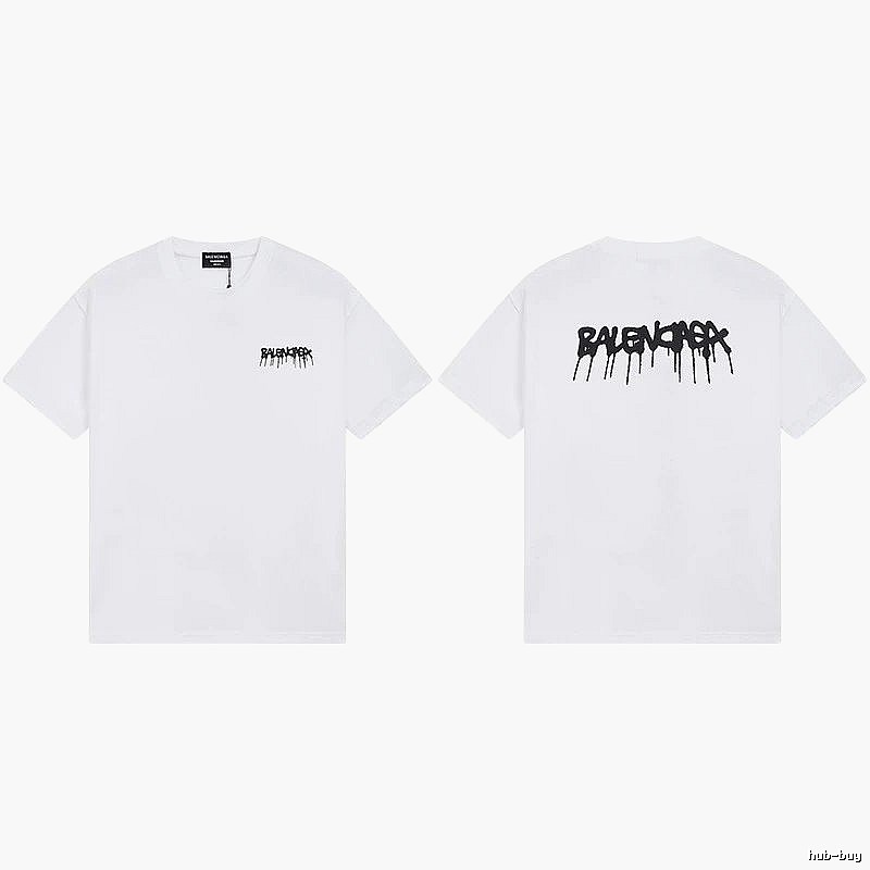 Balenciaga Graffiti Style White T-shirt
