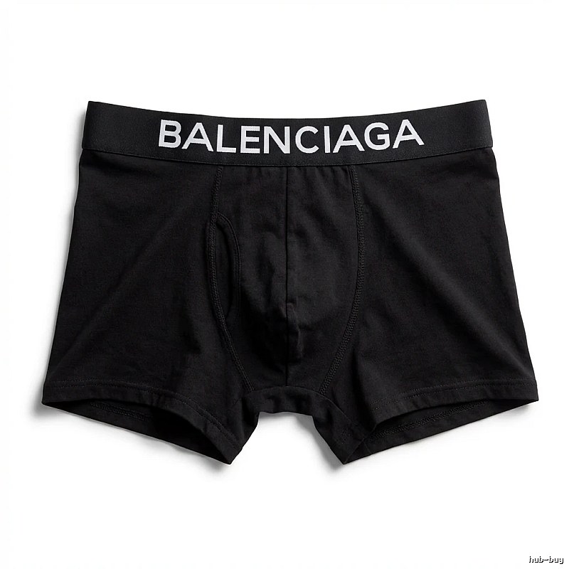 Balenciaga minimalist style black underwear