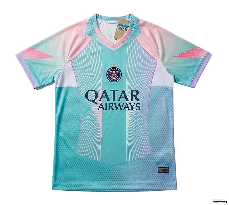 Balenciaga Tokyo Ghoul style blue-pink jersey