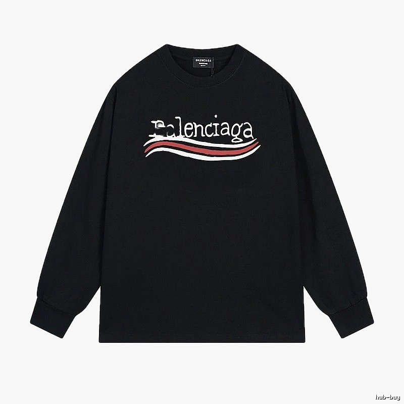 Balenciaga wavy black sweatshirt