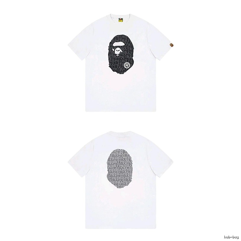 Bape Ape Head Simple White T-shirt