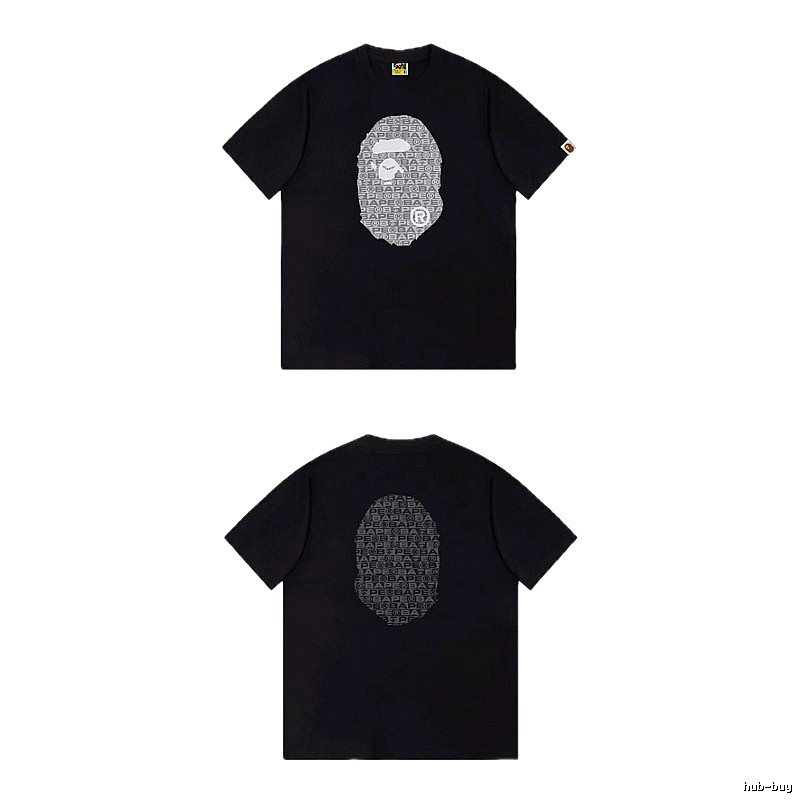 Bape Ape Head Trendy and Cool Black T-shirt