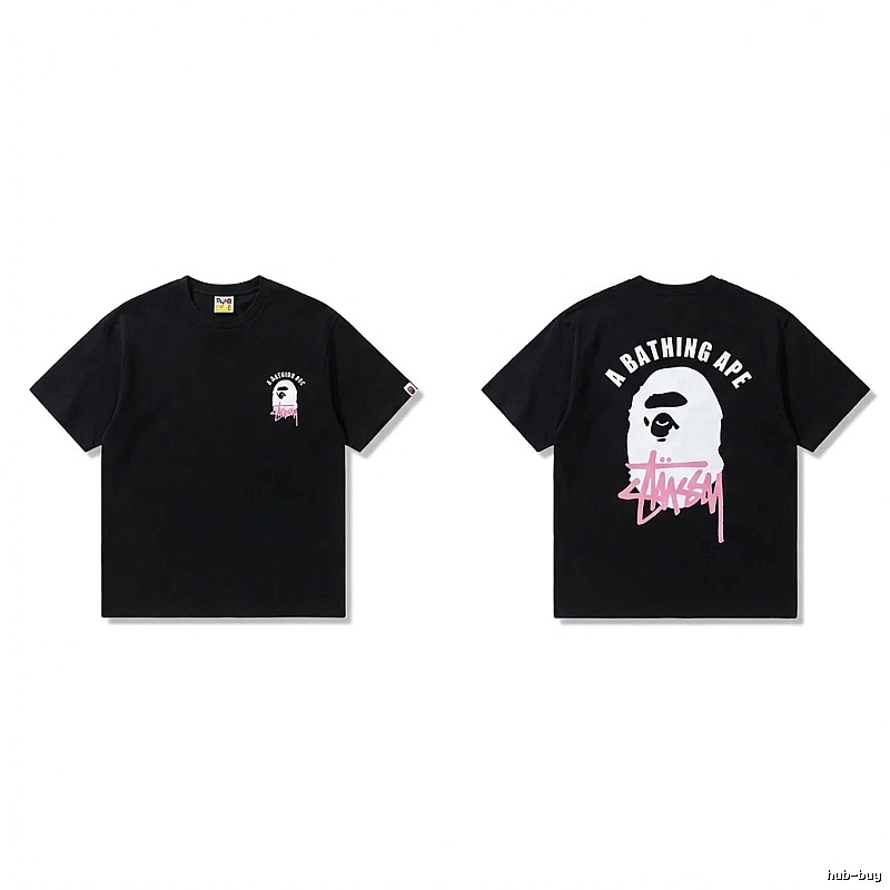 Bape Ape Head Trendy Cool Black T-shirt