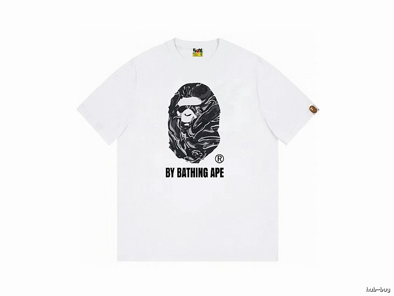 Bape Ape Head Trendy Cool White T-shirt