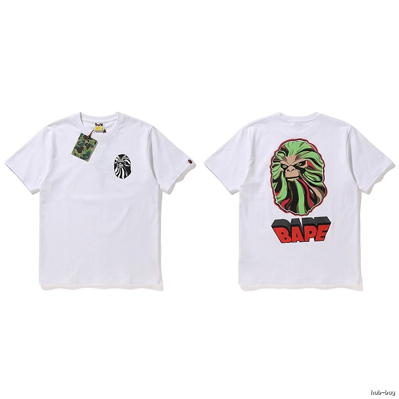 Bape Ape Head Trendy White T-shirt