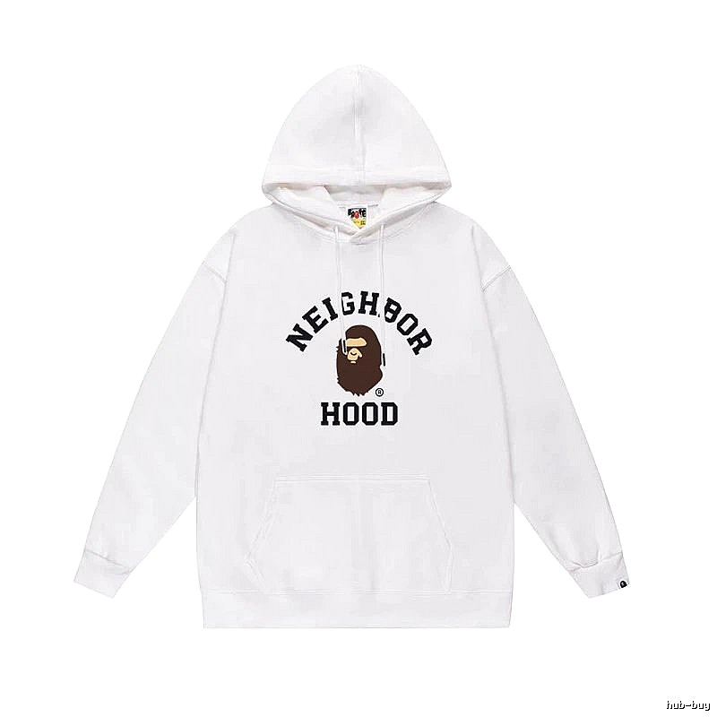 Bape Ape series white hoodie