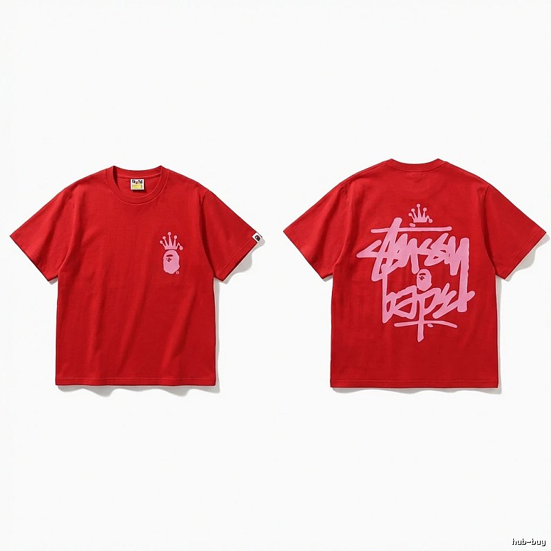 Bape Crown Graffiti Style T-shirt
