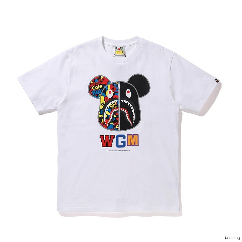 Bape Mickey Mouse Co-branded White T-shirt