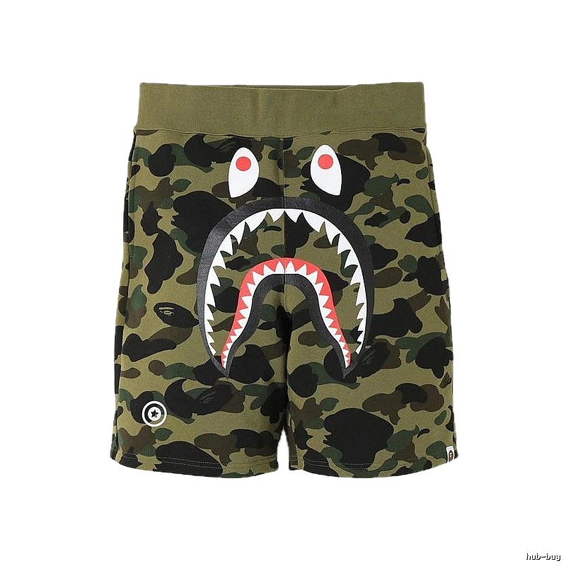 Bape Shark Camouflage Shorts
