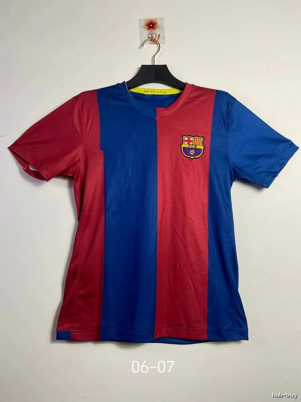Barcelona Weekend Retro soccer jersey Blue Red Barcelona for Seasonal Looks