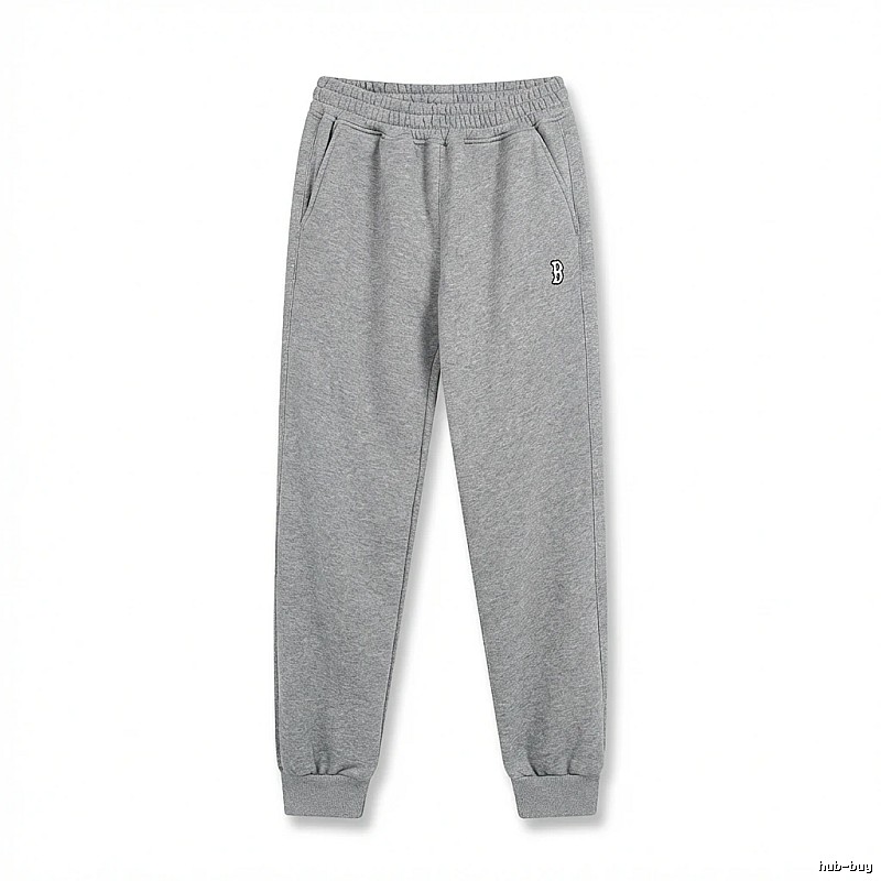 Basic style casual gray sweatpants of MLB