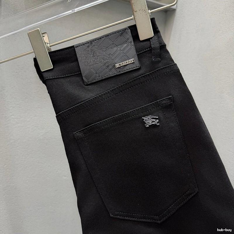 Burberry Logo Jeans - Tonal Knight Emblem And Branded Back Patch Style Edit