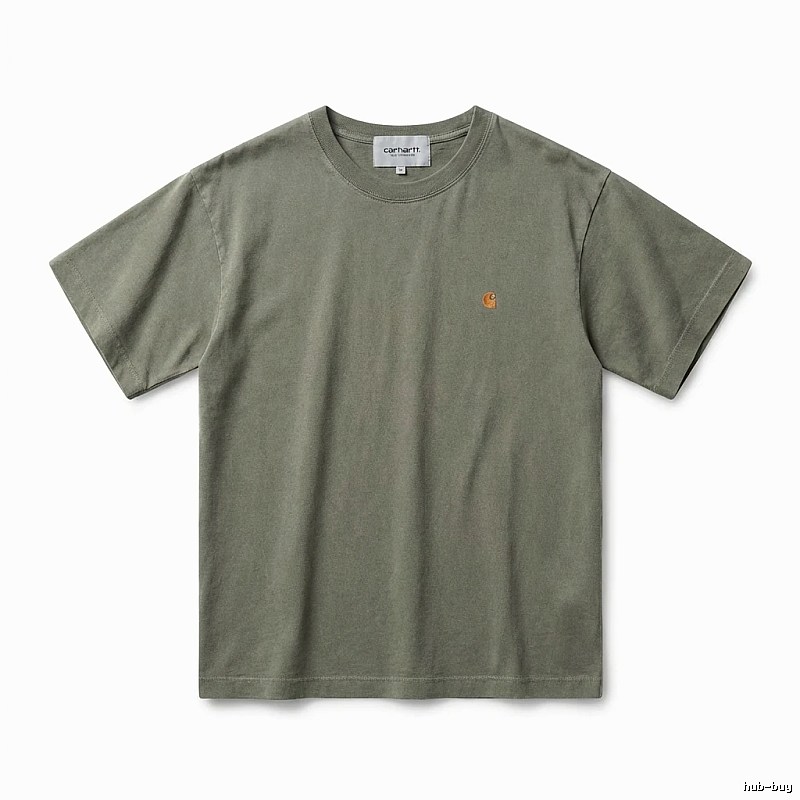 Carhartt basic retro style olive green T-shirt