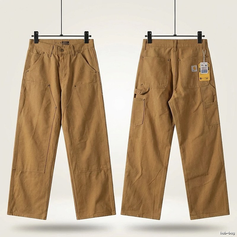 Carhartt retro-style khaki work pants