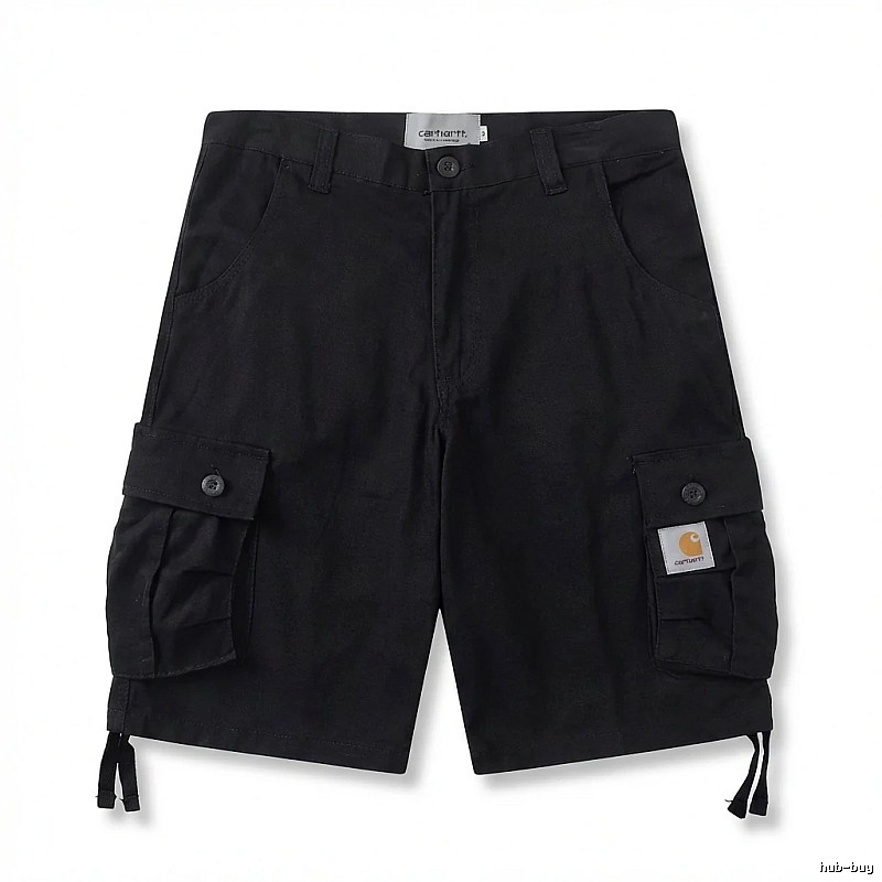 Carhartt workwear style black shorts