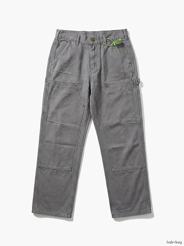 Carhartt workwear style cement gray long pants