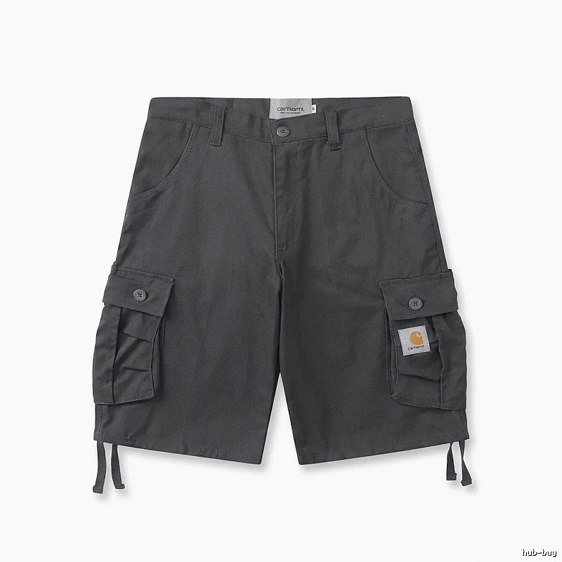 Carhartt workwear style dark grey shorts
