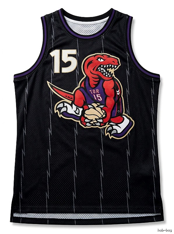 Carter's black-purple basketball jersey of the Raptors.