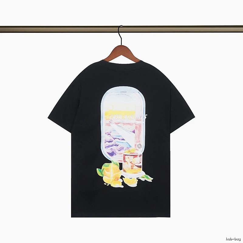 Casablanca Aviation Series Trendy Cool Black T-shirt