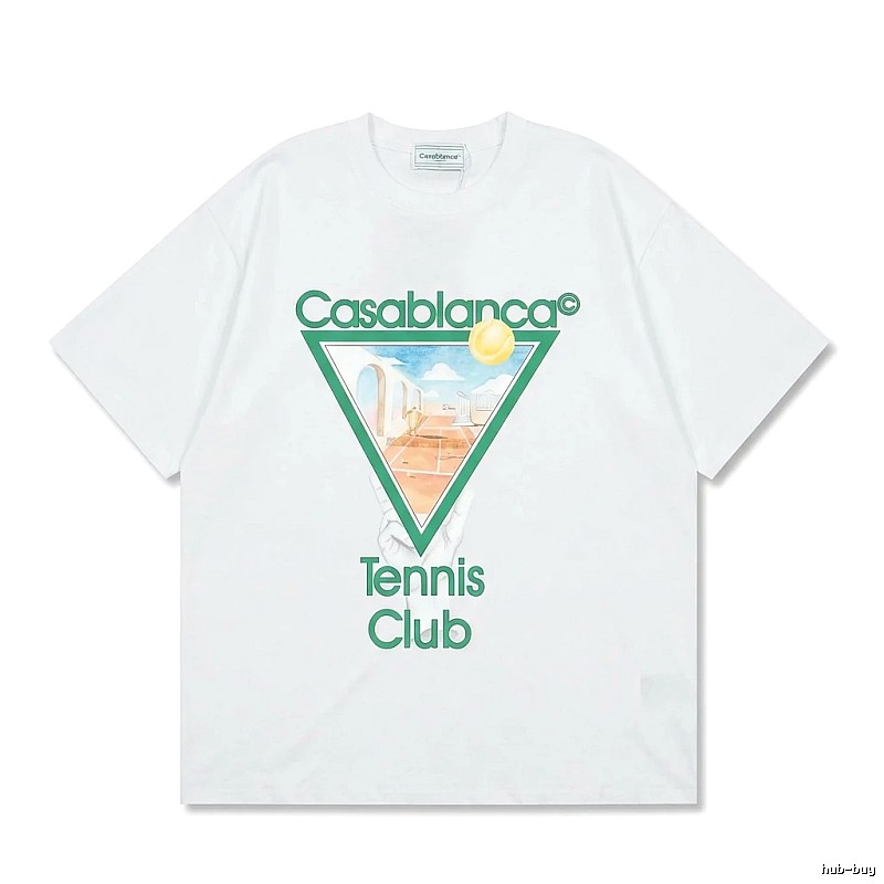 Casablanca Tennis Style White T-shirt