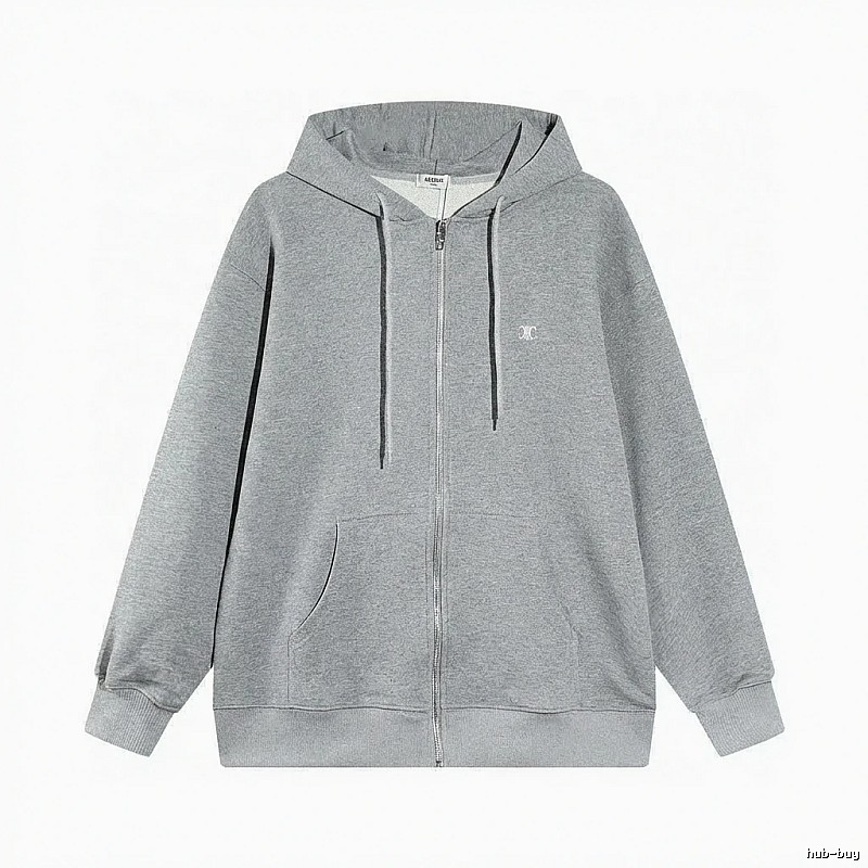 CELINE grey casual style hoodie