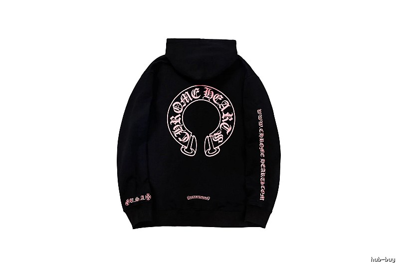 Chrome Hearts 2088-76 Black Cross Graphic Hoodie Commuter Look