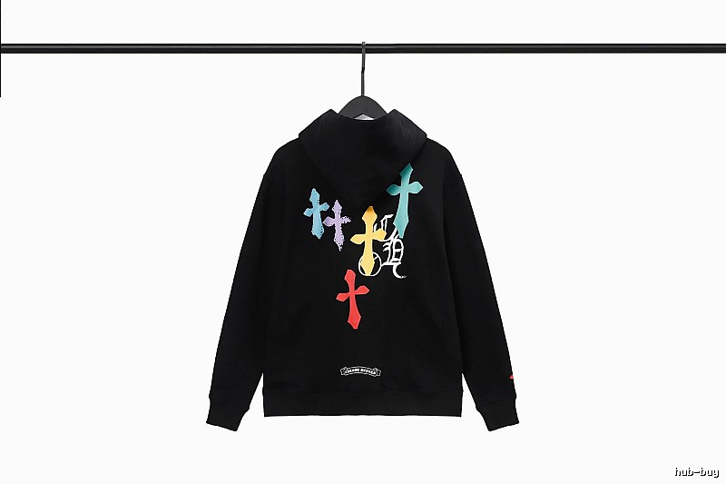 Chrome Hearts 2089-57 Black Cross Graphic Hoodie Bold Graphic