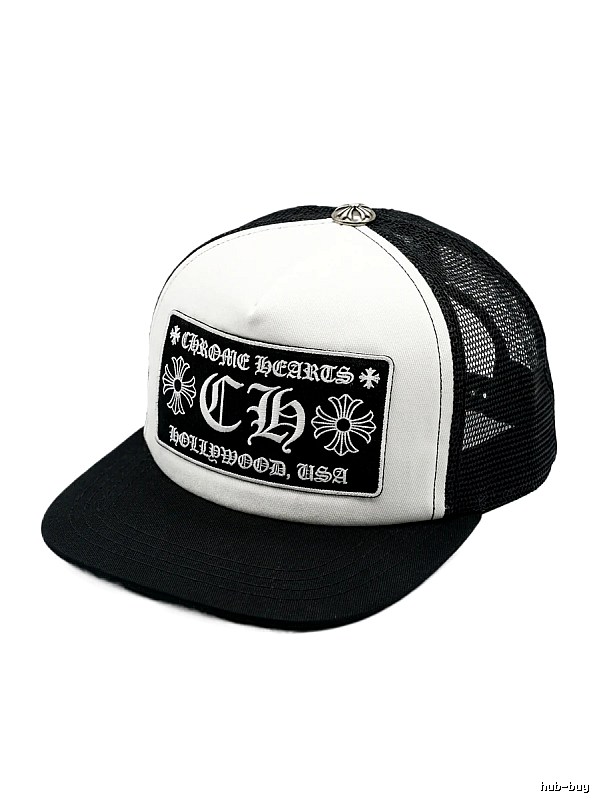 Chrome Hearts Black and White Trendy and Cool Hoodie