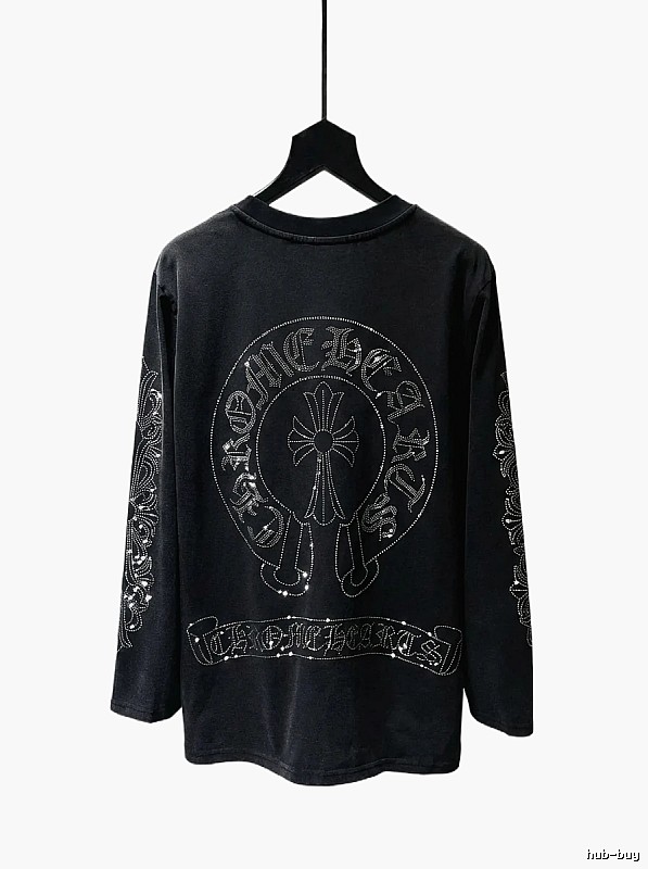 Chrome Hearts Cross Dark Style Black T-shirt