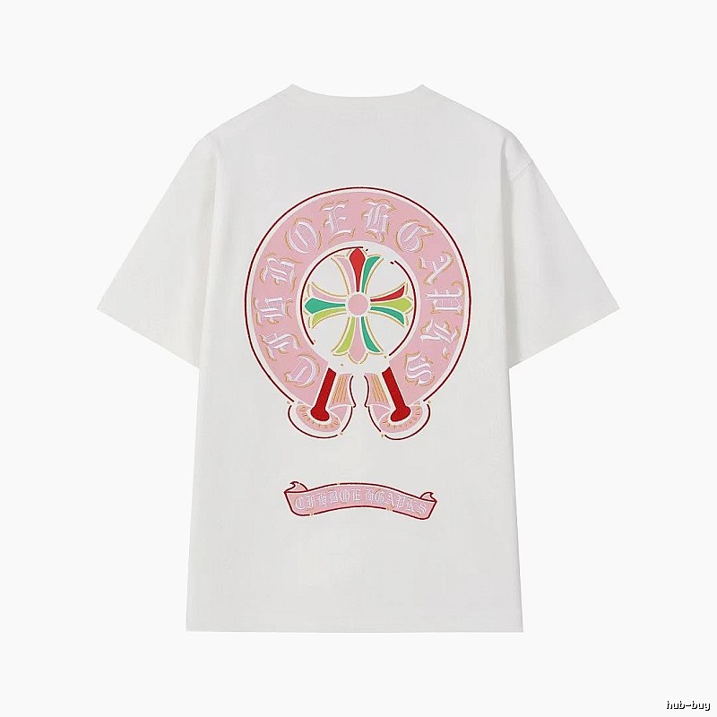 Chrome Hearts Cross Print Street Style Off-white T-Shirt