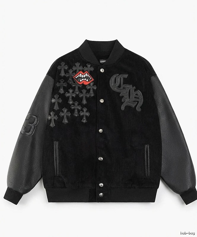 Chrome Hearts Retro Style Black Jacket
