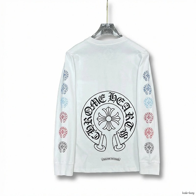 Chrome Hearts Retro Style White Long-Sleeve