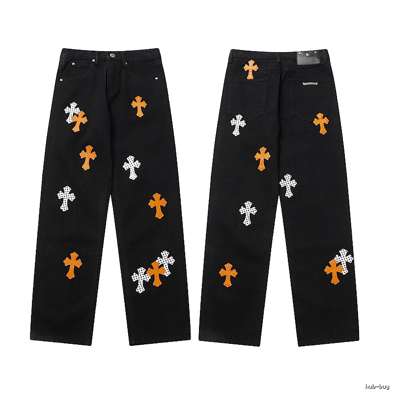 Chrome Hearts Sport Graphic jeans Light Denim Jeans for Collection Drops