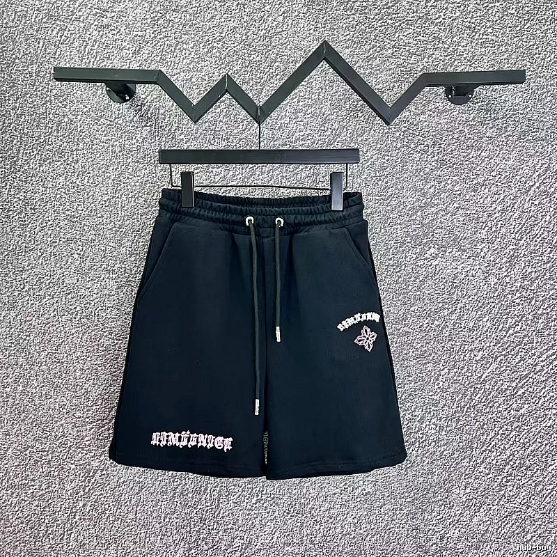 Chrome Hearts Trendy Style Black Shorts