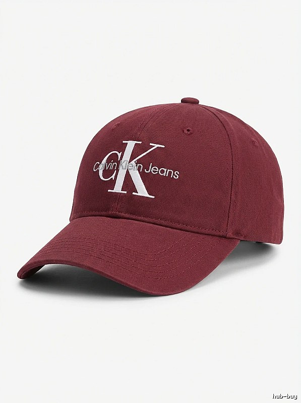 CK Fashion Burgundy Baseball Cap