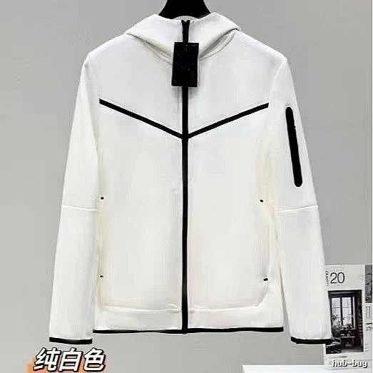 Classic White zip hoodie White Full Zip for Daily Styling
