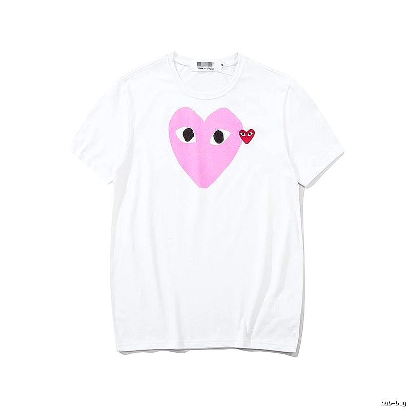 Comme des Garcons PLAY 2023-03 Style 2303 Heart Logo T-Shirt Downtown Style