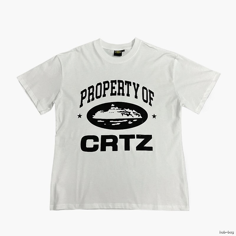 Corteiz letter - printed white T - shirt
