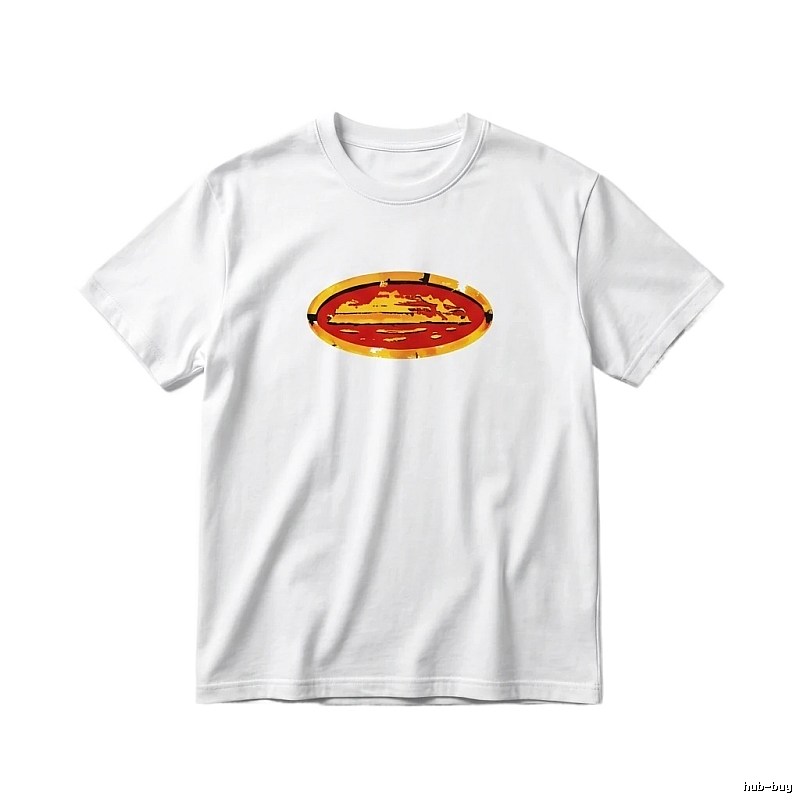 Corteiz Printed Trendy Brand White T-shirt