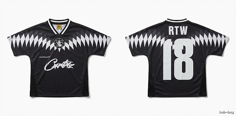 Corteiz RTW Series Black and White Wind Top