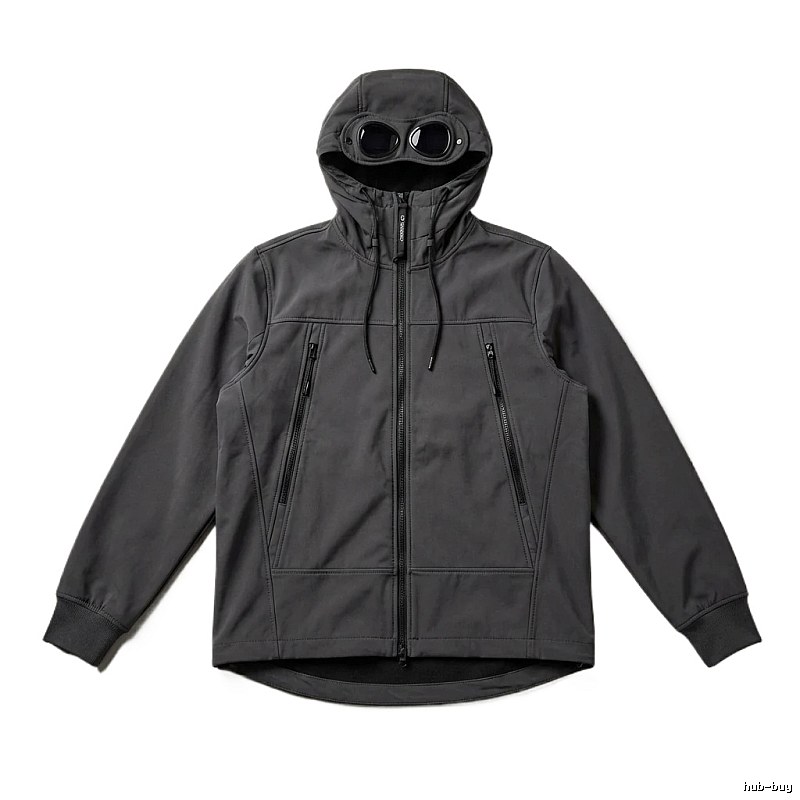 C.P. Hooded Functional Style Grey Coat