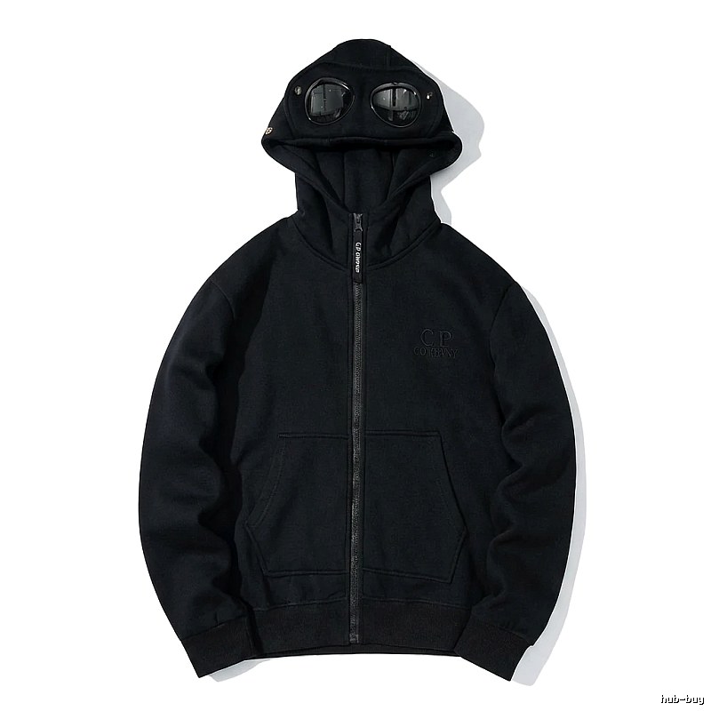 C.P. retro-style black hoodie
